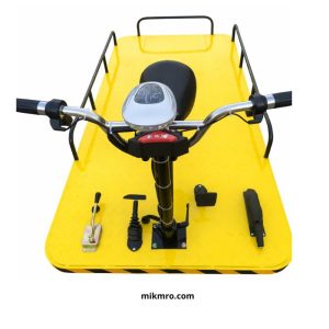 Xe điện chở hàng BQX211000 thiết kế đứng lái gọn gàng, tải trọng 1000kg, phù hợp vận chuyển hàng hóa trong kho bãi và nhà xưởng