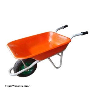 Xe rùa thùng sắt giá rẻ thiết kế chắc chắn, tải trọng tốt, phù hợp vận chuyển vật liệu xây dựng tại công trình.