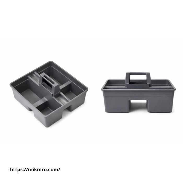 Khay nhựa đựng đồ đa năng VN35817 với thiết kế nhiều ngăn tiện lợi, có tay xách chắc chắn, dễ di chuyển, chất liệu nhựa bền đẹp. Phù hợp đựng dụng cụ vệ sinh, đồ nghề, vật dụng gia đình. Là giải pháp gọn gàng cho gia đình, tạp vụ, công trình.