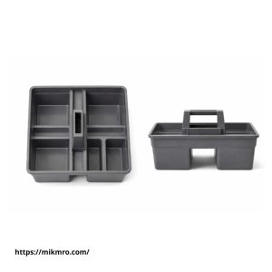 Khay nhựa đựng đồ đa năng VN35817 với thiết kế nhiều ngăn tiện lợi, có tay xách chắc chắn, dễ di chuyển, chất liệu nhựa bền đẹp. Phù hợp đựng dụng cụ vệ sinh, đồ nghề, vật dụng gia đình. Là giải pháp gọn gàng cho gia đình, tạp vụ, công trình.